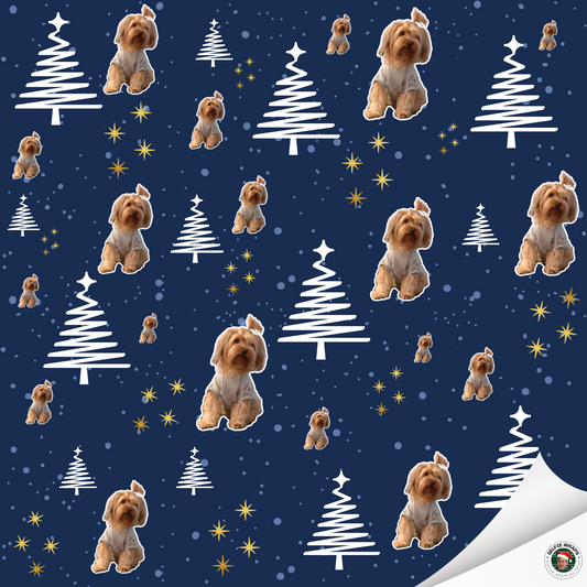 Winter Wonder Pet Land (Selfie) Wrapping Paper