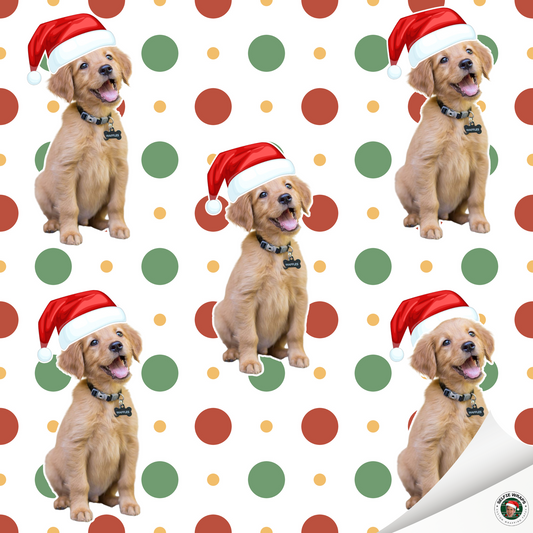 Pup-tastic Celebration (Selfie) Wrapping Paper