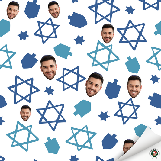 Happy Hanukkah (Selfie) Wrapping Paper