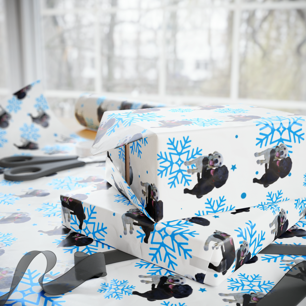 Festive Furball (Selfie) Wrapping Paper