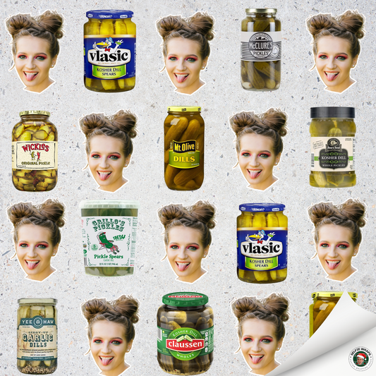 Hot Girls Eat Pickles (Selfie) Wrapping Paper